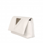 Preview: Crossbody Bag aus Kalbsleder in weiß -EPONA- MINI